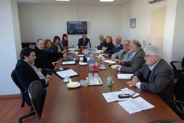 Συνάντηση Ένωσης Κοινοτήτων Επαρχίας Κερύνειας με τον Πρόεδρο και μέλη του προσωπικού του ΚΦ [13-12-2014]